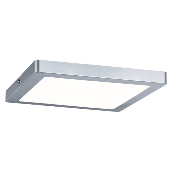 Paulmann Atria plafonnier 2 700 K 22x22 cm chromé Paulmann