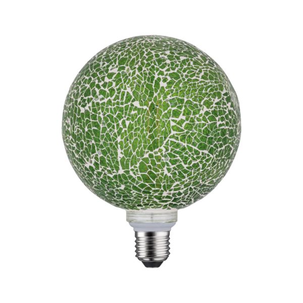 Paulmann E27 globe LED 5 W Miracle Mosaic vert Paulmann