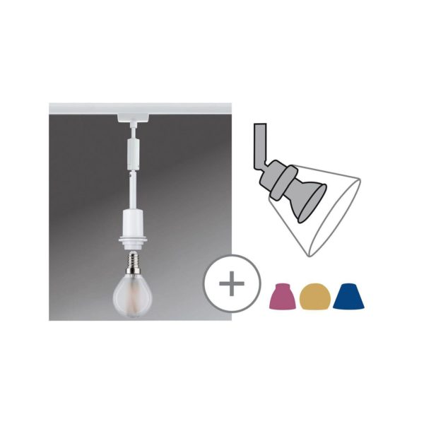 Paulmann URail DecoSystems suspension E14 blanche Paulmann