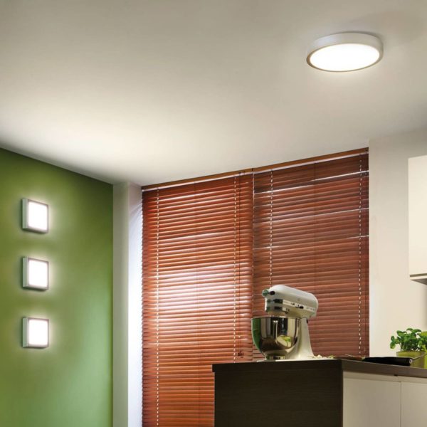 Paulmann Lunar panneau LED angulaire chromé