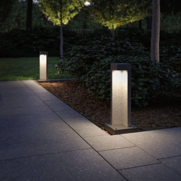 Paulmann Concrea potelet LED, hauteur 45 cm Paulmann