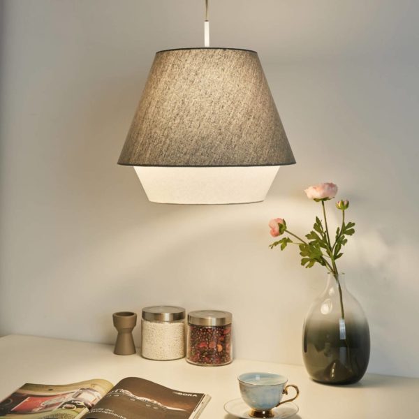 Pauleen Nobel Delight suspension en gris-blanc Pauleen