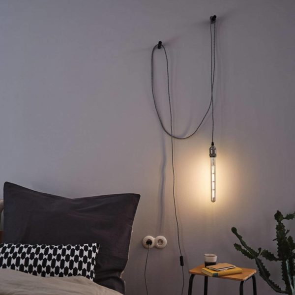 Paulmann Neordic Eldar suspension avec prise grise Paulmann
