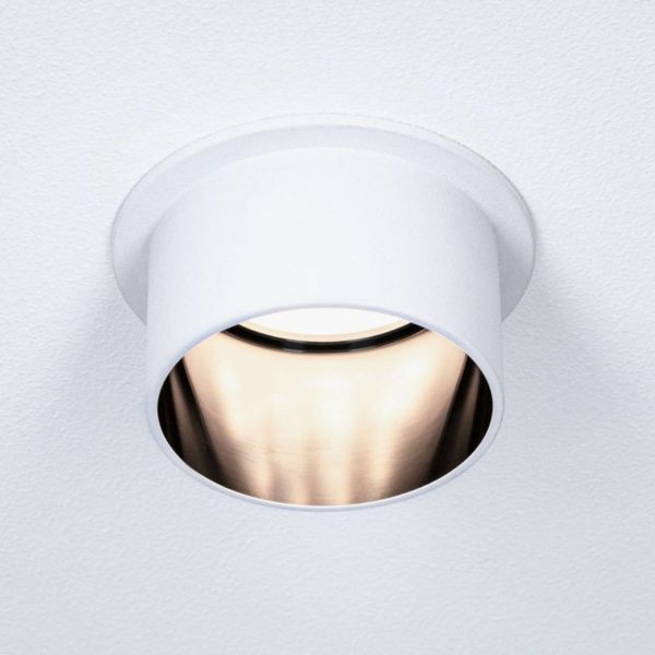 Paulmann Gil LED encastrable blanc/noir mat Paulmann