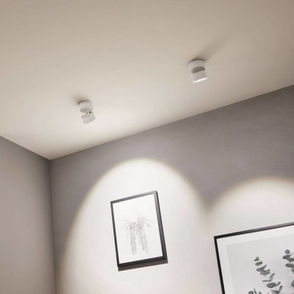 Paulmann Spircle spot en saillie LED blanc mat Paulmann