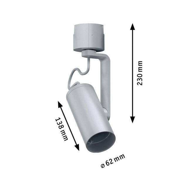 Paulmann Apol II URail spot chrome mat Paulmann