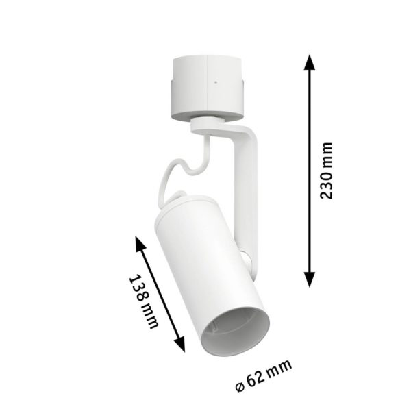 Paulmann Apol II URail spot blanc mat Paulmann