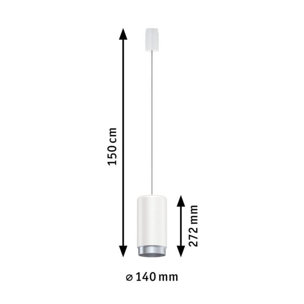 Paulmann Corus URail suspension blanche mate Paulmann
