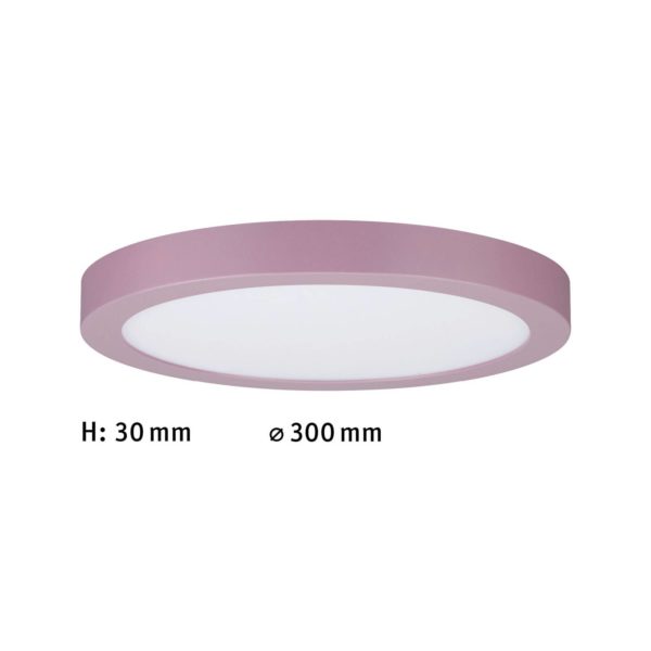 Paulmann Abia panneau LED 30 cm 2 700 K mauve Paulmann