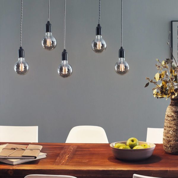 Paulmann Ampoule LED E14 4W 1.800K verre fumé à intensité variable Paulmann