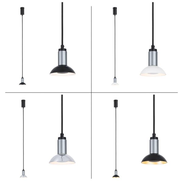 Paulmann Runa suspension, noire/anthracite Paulmann
