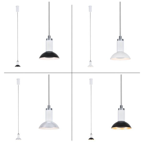 Paulmann Runa suspension, blanche/grise Paulmann