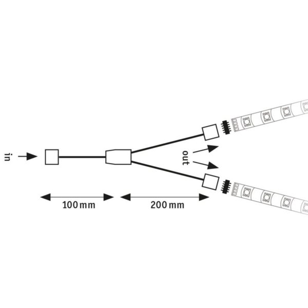 Paulmann MaxLED câble en Y