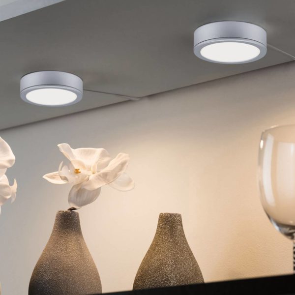 Paulmann Pukk lampe sous meuble LED x3