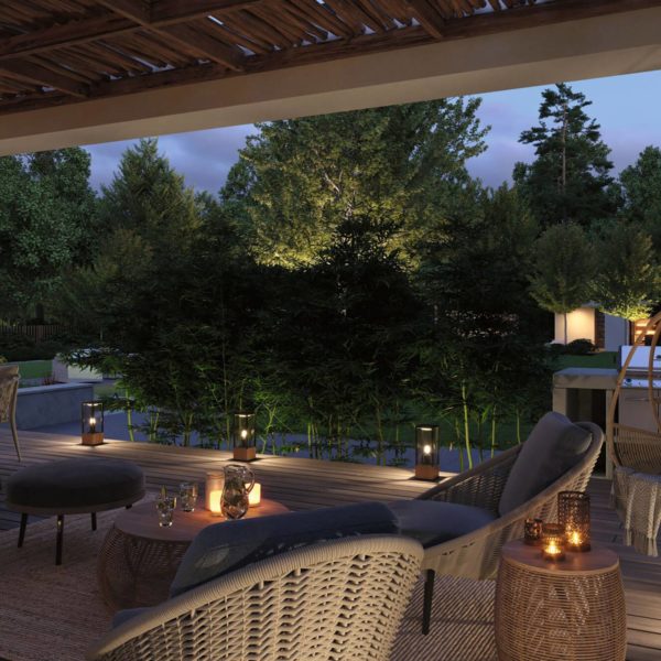 Paulmann Timba luminaire pour socle avec bois