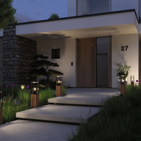 Paulmann Timba luminaire pour socle avec bois