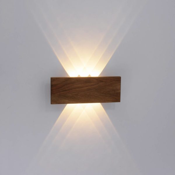 Paul Neuhaus Palma applique murale LED bois 32 cm PAUL NEUHAUS