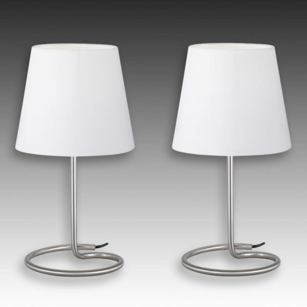 Reality Leuchten Set moderne de lampes à poser Twin Reality Leuchten