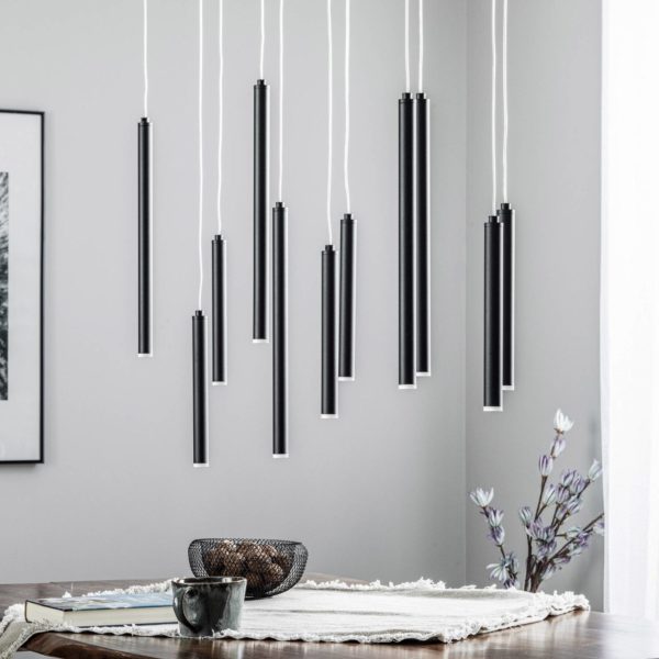 Lindby Jolasi Suspension LED à 11 lampes, 115 cm LINDBY