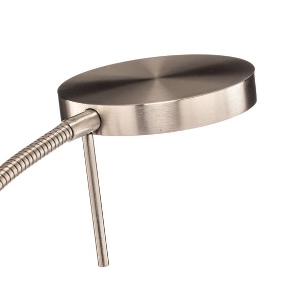 Lindby Sharani lampe à poser LED, CCT, nickel LINDBY