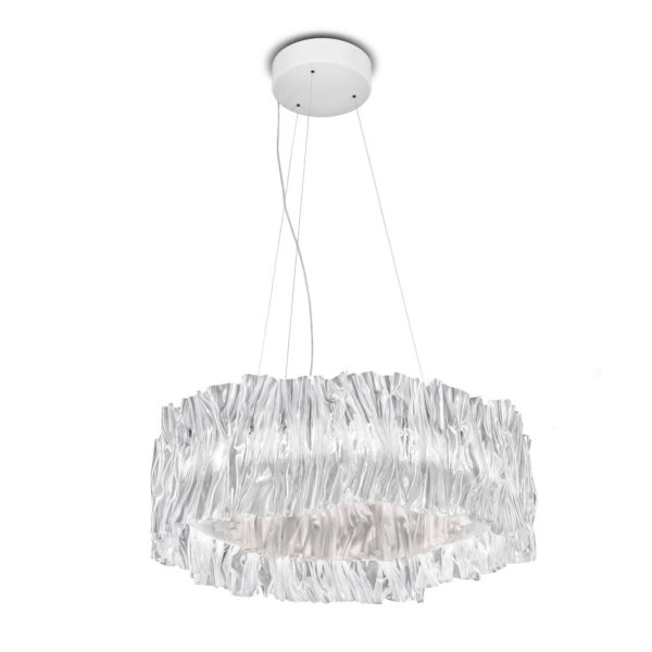 Slamp Accordéon suspension LED blanche 3 000 K Slamp