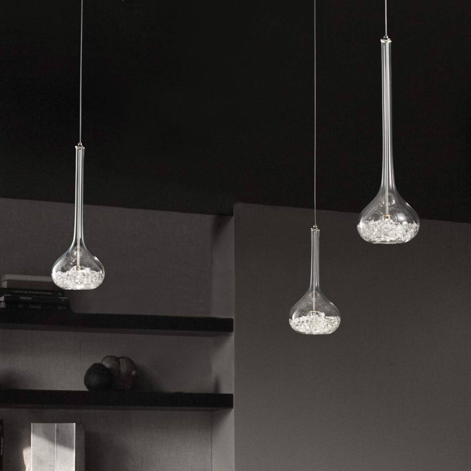 Sil-Lux Suspension Graal à 3 lampes Sil-Lux