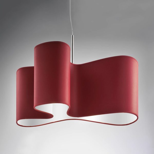 Sil-Lux Suspension Mugello en rouge-blanc Sil-Lux