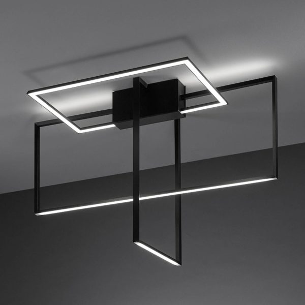 URBAN by Sforzin Plafonnier LED Area en noir URBAN by Sforzin