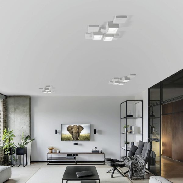 Sforzin Plafonnier Side à 3 lampes Sforzin
