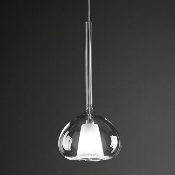 URBAN by Sforzin Suspension Beba, à 1 lampe en transparent URBAN by Sforzin