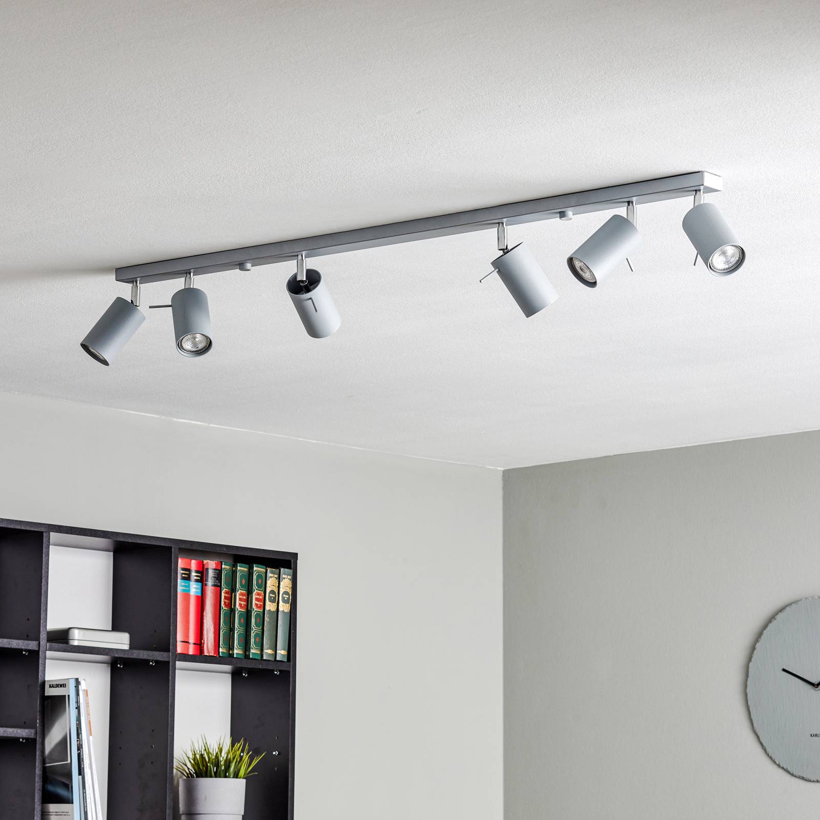 SOLLUX LIGHTING Spot pour plafond Round gris