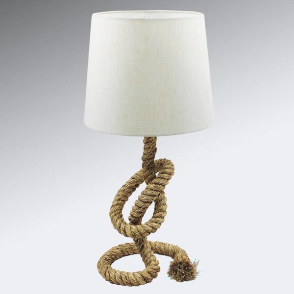 Sea-Club Lampe corde Lieke avec abat-jour blanc Sea-Club