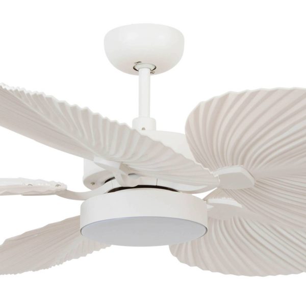 Beacon Lighting Beacon Ventilateur de plafond avec lumière Bali blanc Ø 132 cm silencieux Beacon Lighting