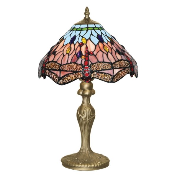 Searchlight Lampe poser classique DRAGONFLY de style Tiffany Searchlight