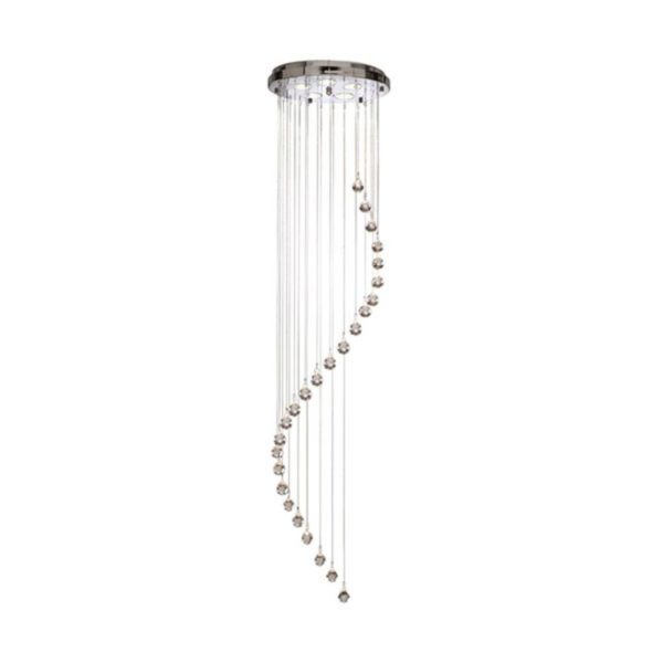 Searchlight Suspension Hallway avec pendentif cristal