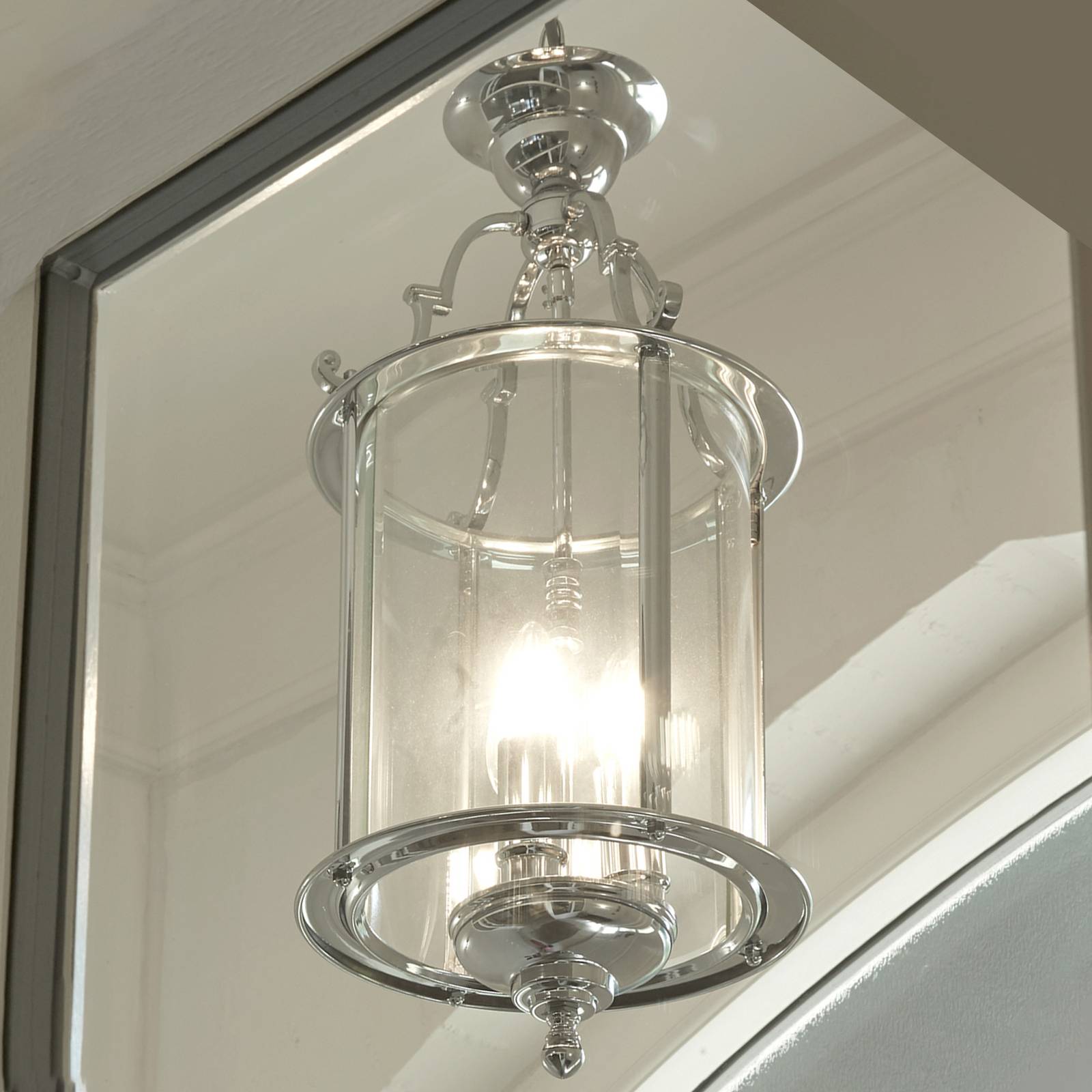 Searchlight Suspension Bevelled Lantern