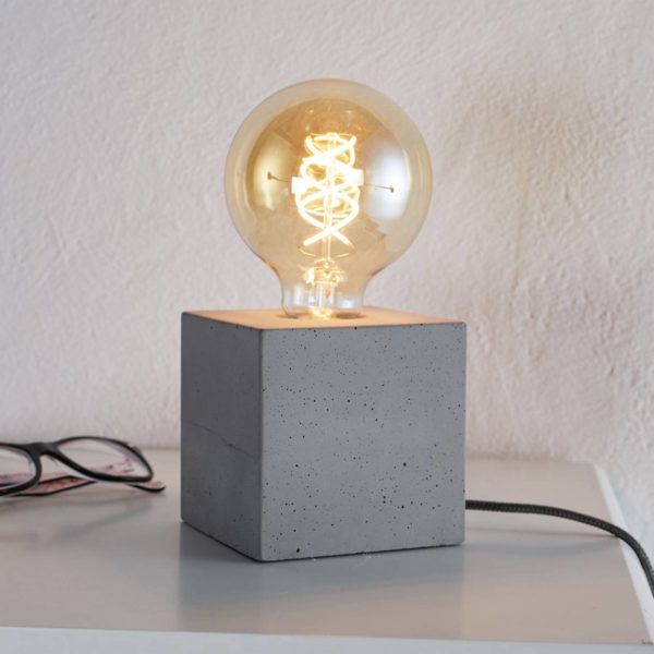 Spot-Light Lampe à poser Strong moderne en béton Spot-Light