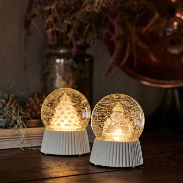 Sirius Boule à neige LED Santa avec effet chute de neige Sirius