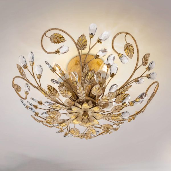Schuller Valencia Plafonnier style florentin Verdi LED Schuller Valencia