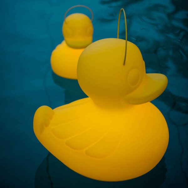 Goodnight Light Lampe designer LED DUCK-DUCK XL extérieur jaune Goodnight Light