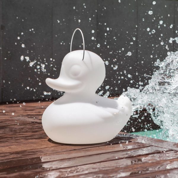 Goodnight Light Lampe designer LED DUCK-DUCK S extérieur blanc Goodnight Light