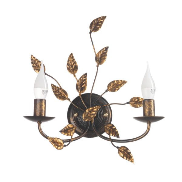 ONLI Applique Collana métal à deux lampes bronze ONLI