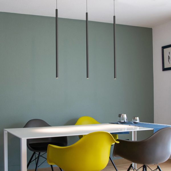 Sattler Fino Pendant 3.000K TRIAC 80cm noir Sattler