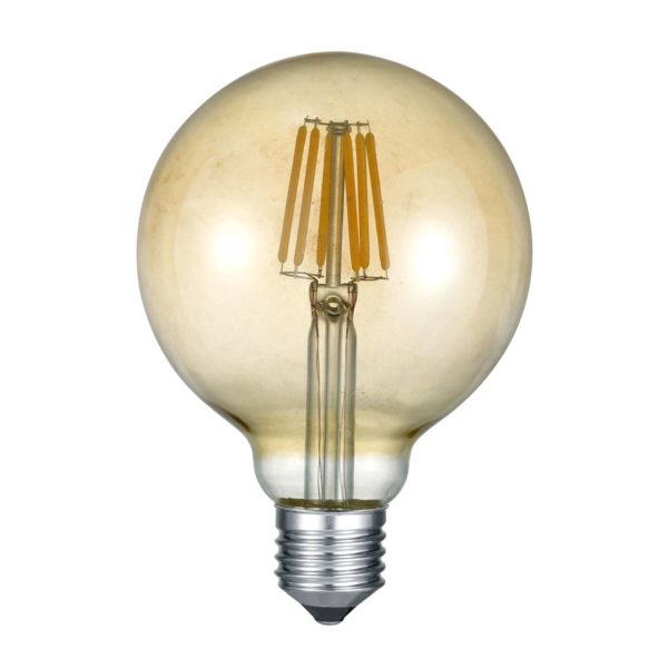 Trio Lighting Ampoule globe LED E27 6 W 2 700 K ambre Trio Lighting