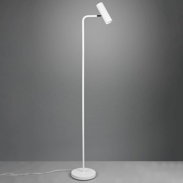 Trio Lighting Lampadaire Marley, blanc mat Trio Lighting