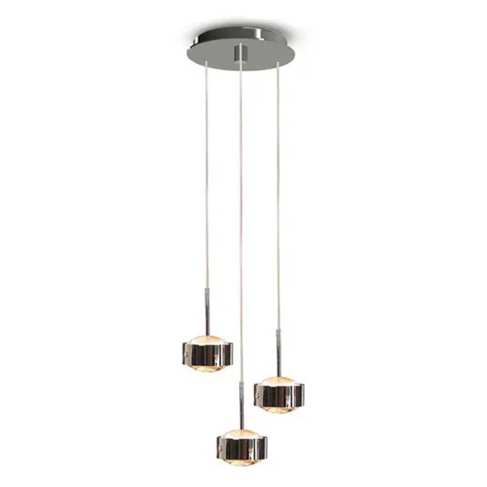 Top Light Suspension LED Puk Maxx Drop Trio