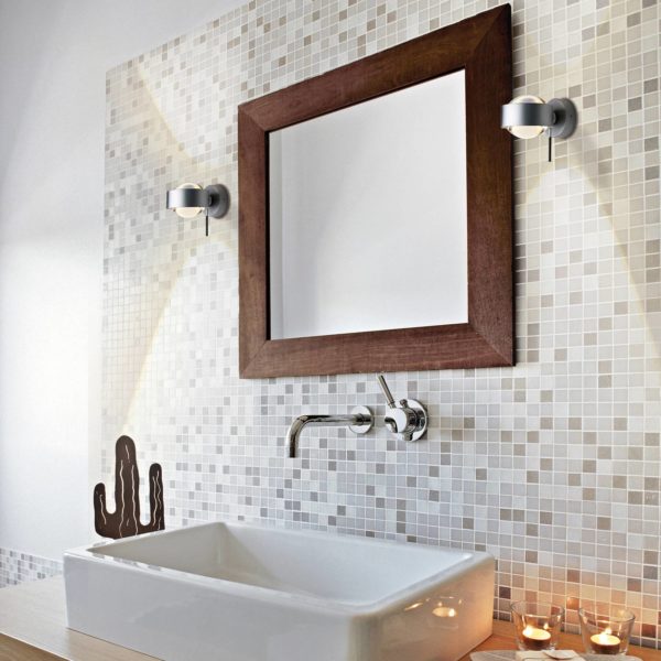 Top Light Puk Mini Wall+, G9, lentilles transparentes, chromé mat Top Light