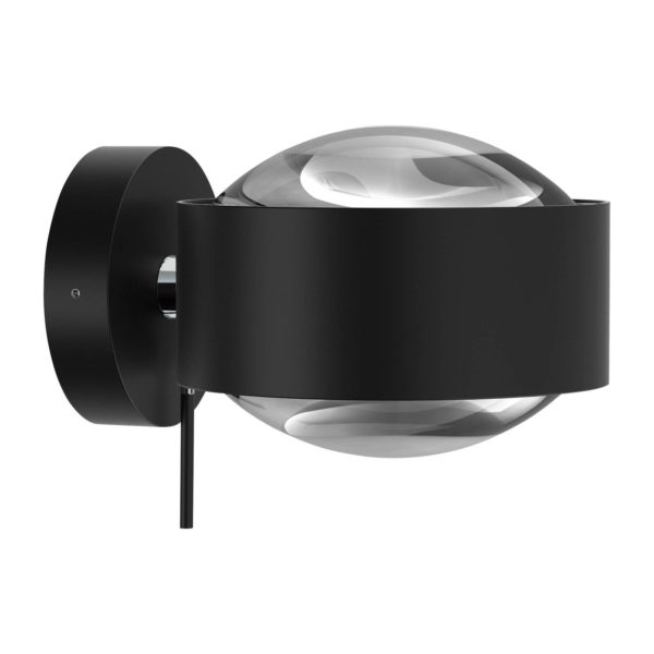 Top Light Puk Maxx Wall+, G9 lentilles claires, noir mat/chromé Top Light