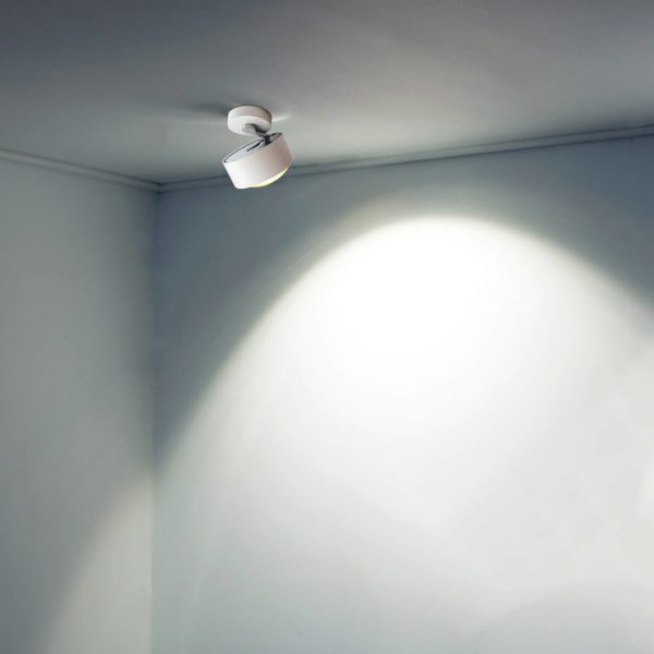 Top Light Puk Maxx Move spot LED, lentille claire, blanc mat Top Light