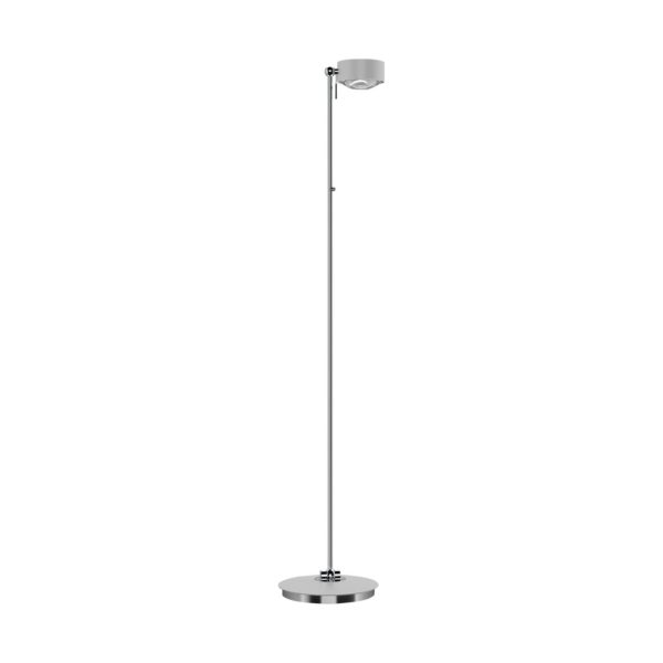 Top Light Puk Maxx Floor Mini LED mat/clair, blanc mat/chromé Top Light